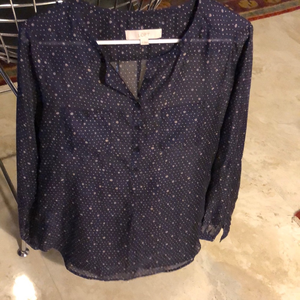 Loft Blouse With Cute Pattern